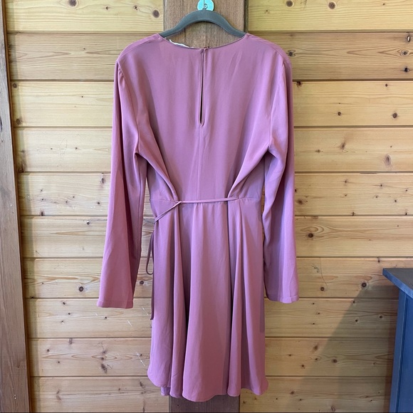 Lush Blush Wrap Dress Size Large - Picture 5 of 5